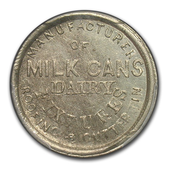 1863 F.P. Rogers Civil War Token MS-64 PCGS (PA, F-750P-3j) 1863 F.P. Rogers Civil War Token MS-64 PCGS (PA, F-750P-3j)